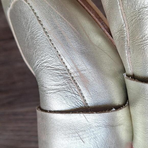 Free People Metallic Slip On Shoe Size 5.5 - Picture 7 of 9